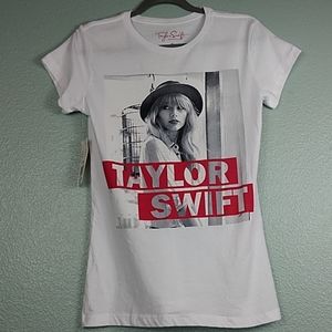 NWT Taylor Swift 2012 white cotton  t-shirt size S